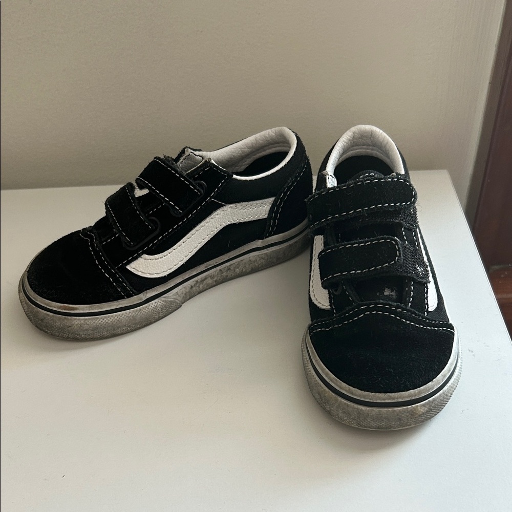 Vans Kids Black and White Vans